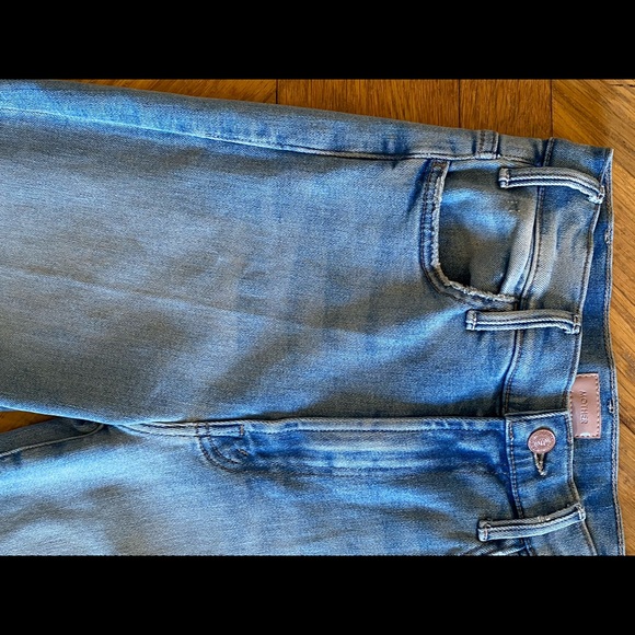 Perfect Summer Denim— MOTHER: The Hustler Ankle Fray Au Revoir NWOT - Picture 2 of 12